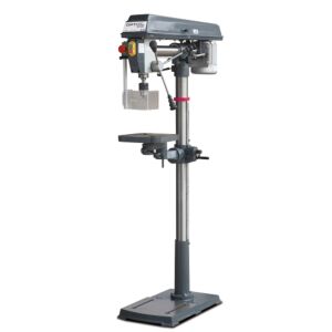 OPTIMUM 058OP9181 Trapano radiale a colonna per legno, plastica e alluminio - Foratura max Ø16mm, 230 V, 750W, modello RB 8S