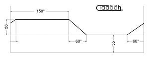 PA125101 Camma standard Mori-Say 6/25, 6/32, 6/42 - h=0 x150°