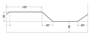 PA125102 Camma Speciale per Mori-Say  6/25, 6/32, 6/42, 8/25, 8/32, 8/42 - h=0 x120° 