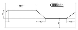 PA125103 Camma standard  h=0 x150°  per Mori-Say  8/25, 8/32, 8/42