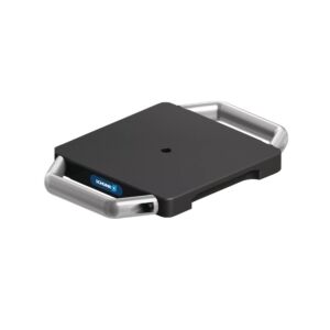 1327423 SCHUNK Pallet di serraggio senza dispositivi di serraggio 159x159x20mm in acciaio, perno di bloccaggio inferiore a una via SPx 40 e 4 perni cilindrici