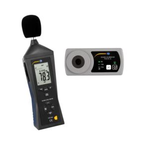 PCE Instruments PCE-322-SC43 Dezibelmeter der Klasse 2 mit Datenlogger und akustischem Kalibrator mit verschiedenen Schalldruckpegeln
