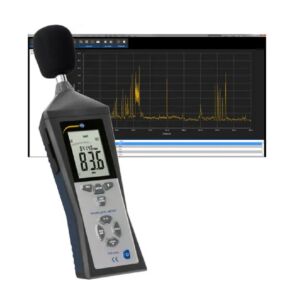 PCE Instruments PCE-322ALEQ Dezibelmeter der Klasse II mit Datenaufzeichnung und Speicher für 32.700 Werte, USB-Schnittstelle und LEQ-Berechnungssoftware enthalten - Messbereich 30-130 dB