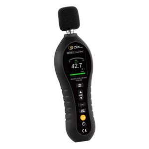 PCE Instruments PCE-324 Fonometro LCD a Colori 30–130 dB con Ponderazione A/C, Visuale Semaforo, Classe II, Portatile a Batterie