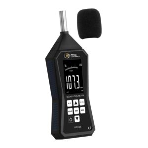 PCE Instruments PCE-325 Environmental sound pressure level meter with A and C frequency weighting, fast and slow time with hold, min and max functions