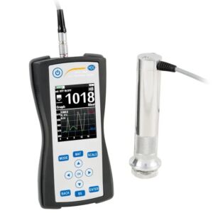 PCE Instruments PCE-3500 Durometro UCI per misure non distruttive per la misura dei pezzi metallici, misura in HV, HRC, HRB, HB e MPa