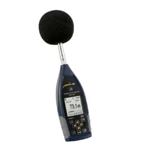 PCE Instruments PCE-428-ICA Schallpegelmesser der 2. Klasse zur Frequenzanalyse mit USB-Schnittstelle,  Datenspeicherung und ISO-Zertifizierung inklusive