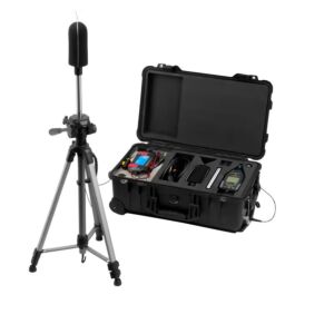 PCE Instruments PCE-432-EKIT Fonometro con GPS e Kit per misure in esterno, registratore di dati incorporato, campo di misura da 22 a 136 db(A)