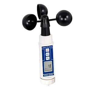 PCE Instruments PCE-A420 Strumento ambientale a coppette, datalogger 100 misure, ampia protezione IP65, misura senza influenze della direzione del vento