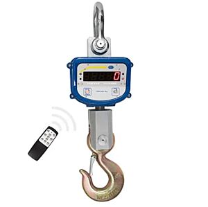 PCE Instruments PCE-CS 10000N Dinamometro con range fino a 10 t, display LED da 30 mm, telecomando, funzioni Tara, Hold e Somma, batteria integrata con durata superiore a 50 ore
