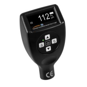 PCE Instruments PCE-CT 22BT Spessimetro per rivestimenti fino a 1500 µm, calibrazione su 5 punti, Bluetooth, App iOS/Android, sonda interna, memoria 600 valori, display retroilluminato