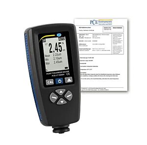 PCE Instruments PCE-CT 5000H-ICA Analizzatore di superficie per misure non distruttive su rivestimenti metalli ferrosi e non ferrosi, campo di misura da 0 a 5000 µm, calibrazione ISO inclusa