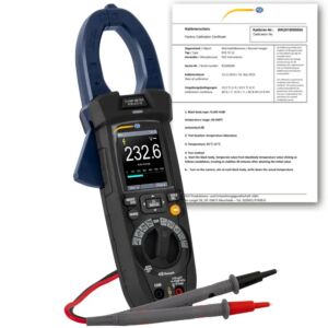 PCE Instruments PCE-CTI 10-ICA Amperometro TRMS per la misura di tensioni fino a 1500 V AC/DC e correnti fino a 1000 A AC/DC