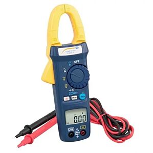 PCE Instruments PCE-DC 41 Amperometro per misure in DC e AC con display LCD retroilluminato, funzione HOLD, spegnimento automatico e batteria a lunga durata