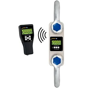 PCE Instruments PCE-DDM 20 Dinamometro portatile, misura fino a 20.000 kg con display wireless, valigetta per trasporto e funzioni avanzate per la trazione