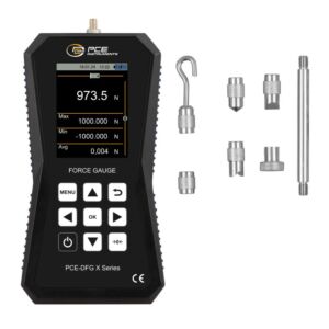 PCE Instruments PCE-DFG 1000 X Dinamometro con cella di carico interna da 1.000 N, elevata precisione sia per le forze di trazione che quelle di compressione