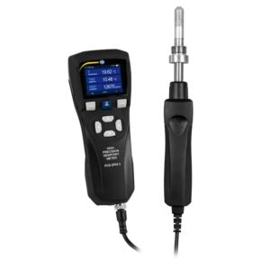 PCE Instruments PCE-DPM 3 Data logger per misurazione punto di rugiada e parametri aria compressa, memoria CSV, batteria ricaricabile, facile collegamento a PC per analisi