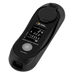 PCE Instruments PCE-DRF 4 Rifrattometro digitale per glicerina, misura rapida in Brix e percentuale, display LCD, IP65, calibrazione semplice, compensazione automatica della temperatura