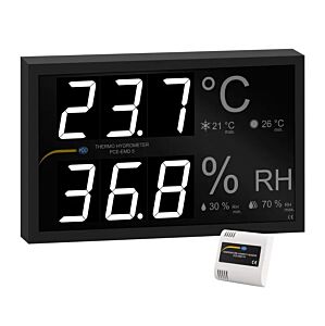 PCE Instruments PCE-EMD 5 Psicrometro con robusta struttura in alluminio, range di misura da 0 a 50°C