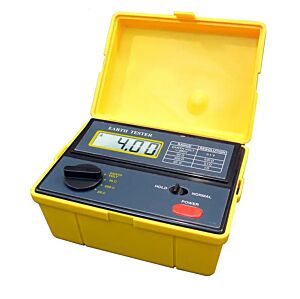 PCE Instruments PCE-ET 3000 Tester VDE per la verifica di prese di terra, misurazione precisa di resistenza e tensione per edifici, conforme a VDE 0413 e IEC-1010-1