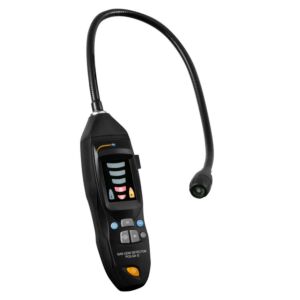 PCE Instruments PCE-GA 10 Misuratore di gas infiammabili con allarme acustico, ottico e vibrante, 5 LED indicatori, sensore da 500 mm, ideale per rilevare perdite in tubi e impianti