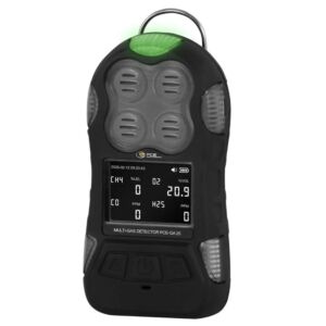 PCE Instruments PCE-GA-25 Dispositivo per la sicurezza e la salute sul lavoro per gas infiammabili/O2/CO/H2S, allarme ottico, acustico e a vibrazione