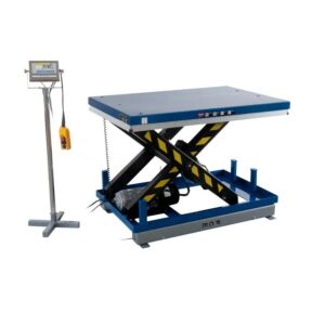 PCE Instruments PCE-HLTS 2T Bilancia a piattaforma idraulica con altezza di lavoro fino a 1130mm, portata fino a 2000 kg, area di lavoro di 1300x850mm