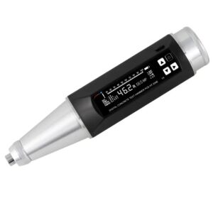 PCE Instruments PCE-HT 224E Sclerometro meccanico con display OLED, misura la resistenza del cemento da 10 a 100 N/mm², batteria integrata e software per analisi valori