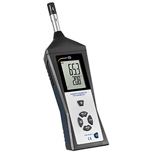 PCE Instruments PCE-HVAC 3 Igrometro con design ergonomico, retroilluminazione e misurazioni precise di temperatura e umidità, ideale per ogni ambiente