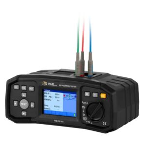 PCE Instruments PCE-ITE 55B Misuratore di isolamento per testare la sicurezza elettrica secondo EN 61557 e DIN VDE 0100