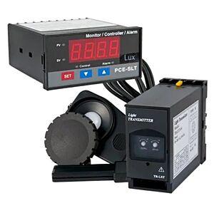 PCE Instruments PCE-LXT Dispositivo avanzato per la sicurezza sul lavoro, monitoraggio continuo della luce con uscita relè, analogica e display digitale per applicazioni industriali