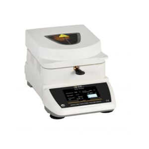 PCE Instruments  PCE-MA 200TS Bilancia per umidità con risoluzione 0,01%, risoluzione peso 0,01g e range di peso 200g, con interfaccia RS-232 e memoria per 32 parametri di essiccazione