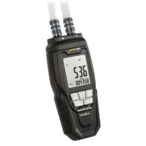 PCE Instruments PCE-MPM 10 Misuratore ambientale portatile per pressione differenziale, range ±5.000 Pa, 11 unità di misura, display LCD per analisi facili e precise