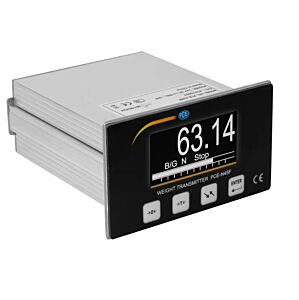 PCE Instruments PCE-N45F Dinamometro per celle di carico, sensori di forza e ponti di pesatura, range segnale di ingresso da 0 a 15mV, sensibilità minima 0,9 µV/D