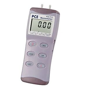 PCE Instruments PCE-P30 Manometro digitale differenziale con interfaccia RS-232, pressione positiva, negativa, differenziale, progettato per aria e gas
