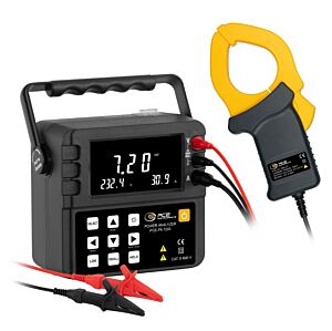 PCE Instruments PCE-PA 7200 Amperometro digitale 600V/1000A con memoria 2000 record, funzione HOLD, allarmi programmabili e software PC per analisi energetica