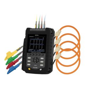 PCE Intruments PCE-PA 8500 HP Analizzatore di energia trifase con data logger, pinze amperometriche 1500 A, display grafico, connettività USB/LAN e software incluso