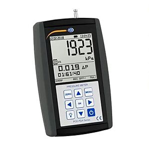 PCE Instruments PCE-PDA 1000L Manometro per la misura della pressione relativa dei macchinari e impianti, range di misura da -100 a 2000 kPa