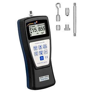 PCE Instruments PCE-PFG 10 Durometro digitale avanzato, misura forze di trazione e compressione con display grafico, memoria integrata e Interfaccia USB