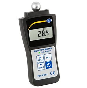 PCE Instruments PCE-PMI 2 Strumento ambientale, per analisi ottica dell'umidità in legno, cemento e intonaci, con allarme LED e display LCD retroilluminato