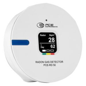 PCE Instruments PCE-RD 50 Indoor datalogger for precise monitoring of indoor radon concentration, measurement range 0 to 9999 Bq/m³