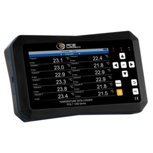 PCE Instruments PCE-T 1220 Datalogger per vari tipi di termocoppie, elevata precisione di misura, range di misura da -200 a 1800°C