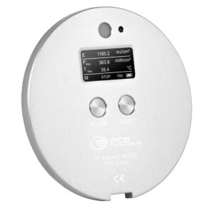 PCE Instruments PCE-UV 50 Misuratore UV con sensore integrato, misurazione simultanea di radiazione UV, energia e temperatura