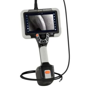 PCE Instruments PCE-VE 1500-60200 Boroscopio digitale ad alta risoluzione con testa articolata a 360°, display touch da 7", illuminazione LED regolabile e angolo di visione di 120º