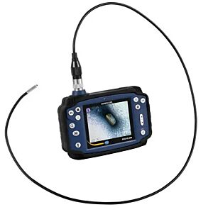 PCE Instruments PCE-VE 200-S3 Boroscopio per diagnosi non distruttiva con sonda 3m, display LCD 3,5", regolazione luminosità e batteria 2600 mAh per ispezioni precise e rapide