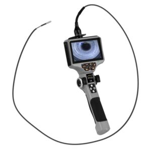 PCE Instruments PCE-VE 400N4 Boroscopio con diametro della sonda di 4mm per l'ispezione di componenti in macchinari o cavità, lunghezza testina 18mm