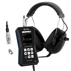 PCE Instruments PCE-VT 3950 Accelerometro per controllo rapido di parti, macchine e impianti che vibrano, range di misura fino a 399.9 m/s²
