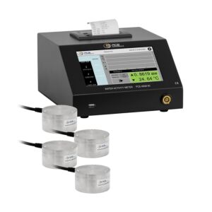 PCE Instruments PCE-WAM 60-KIT Analizzatore di umidità misura l'attività dell'acqua 0-1 aw e la temperatura -10 a +50 °C su 4 canali con interfaccia USB e RS232 e controllo software in tempo reale