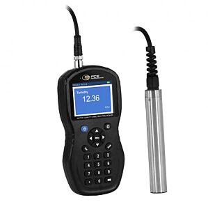 PCE Instruments PCE-WQA 50 Turbidimetro preciso con tecnologia a luce diffusa, grado di protezione IP67 per l'involucro, sensore IP68, campo di misura da 0.1 a 1000 NTU