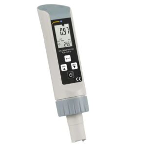 PCE Instruments PCE-CHT 10 Analizzatore di cloro libero per acqua, misura 0-10 mg/l, display retroilluminato, compensazione automatica della temperatura e funzione di calibrazione manuale